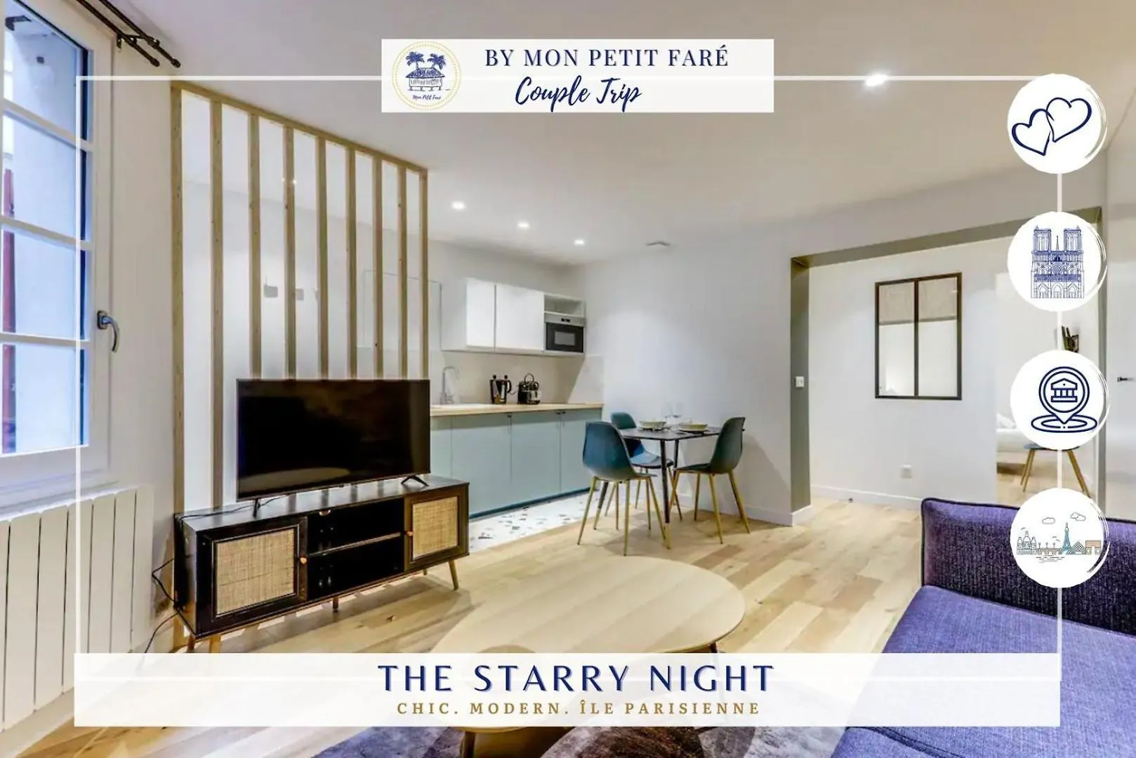 Appartamento La Nuit Etoilee - Moderne & Elegant - Marais Parigi